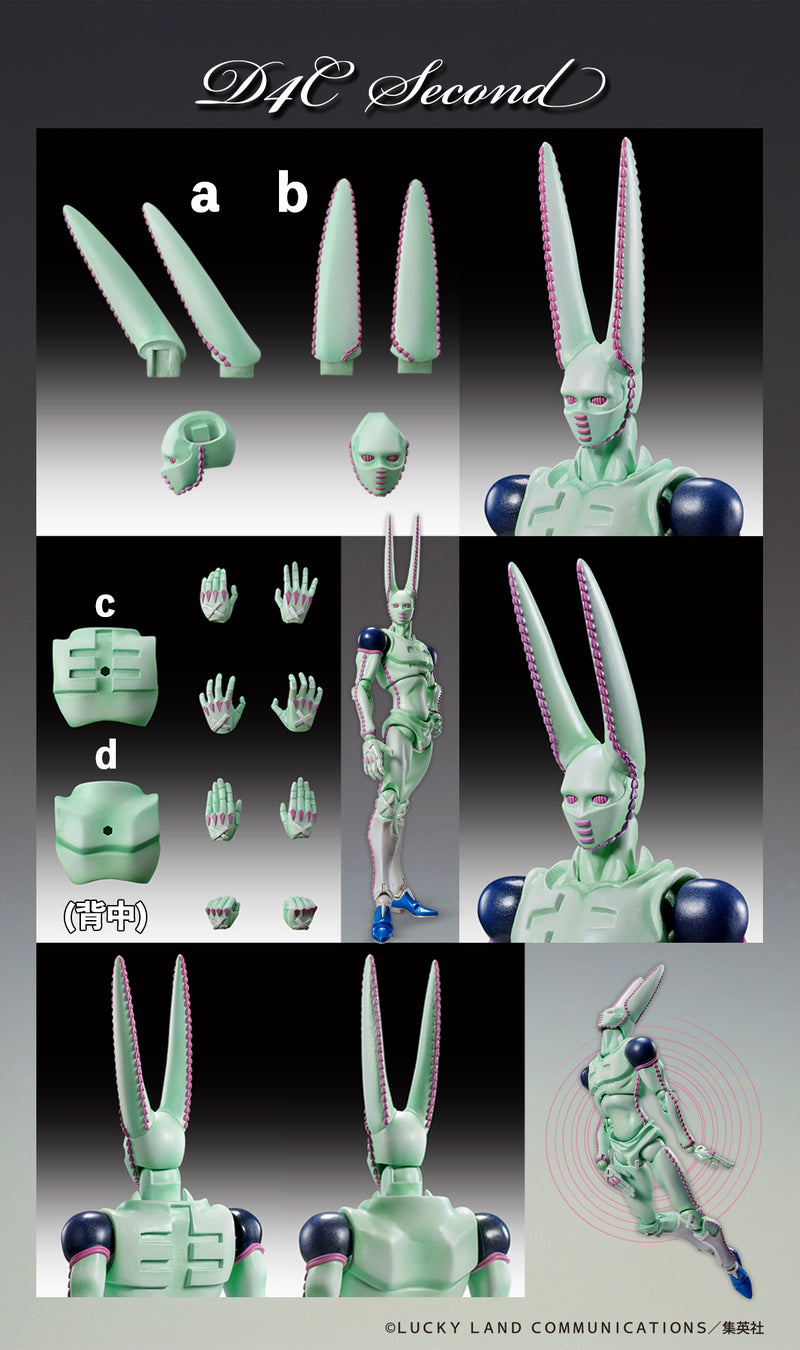 JoJo's Bizarre Adventure -Part VII- Steel Ball Run Medicos Entertainment Super Action Statue D4C Second
