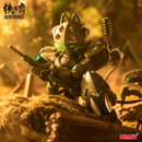 SHARP TEETH XIAOT XIAOT x IRON ROARS SUPER-MANEUVER ARMORED WALKER C.A.T-02  JUNGLE CAMOUFLAGE VER. 1/60 SCALE PLASTIC MODEL KIT