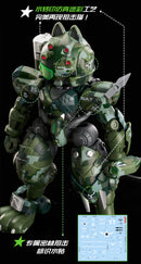 SHARP TEETH XIAOT XIAOT x IRON ROARS SUPER-MANEUVER ARMORED WALKER C.A.T-02  JUNGLE CAMOUFLAGE VER. 1/60 SCALE PLASTIC MODEL KIT