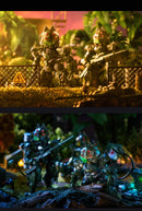 SHARP TEETH XIAOT XIAOT x IRON ROARS SUPER-MANEUVER ARMORED WALKER C.A.T-02  JUNGLE CAMOUFLAGE VER. 1/60 SCALE PLASTIC MODEL KIT