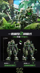 SHARP TEETH XIAOT XIAOT x IRON ROARS SUPER-MANEUVER ARMORED WALKER C.A.T-02  JUNGLE CAMOUFLAGE VER. 1/60 SCALE PLASTIC MODEL KIT