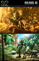 SHARP TEETH XIAOT XIAOT x IRON ROARS SUPER-MANEUVER ARMORED WALKER C.A.T-02  JUNGLE CAMOUFLAGE VER. 1/60 SCALE PLASTIC MODEL KIT