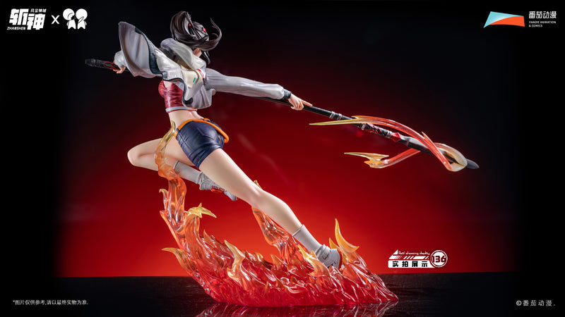 SLAY THE GODS PPDF HONG YING ROSE FIRE FEATHER CLOAK 1/6 SCALE FIGURE
