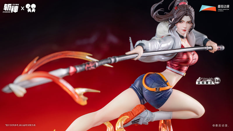 SLAY THE GODS PPDF HONG YING ROSE FIRE FEATHER CLOAK 1/6 SCALE FIGURE