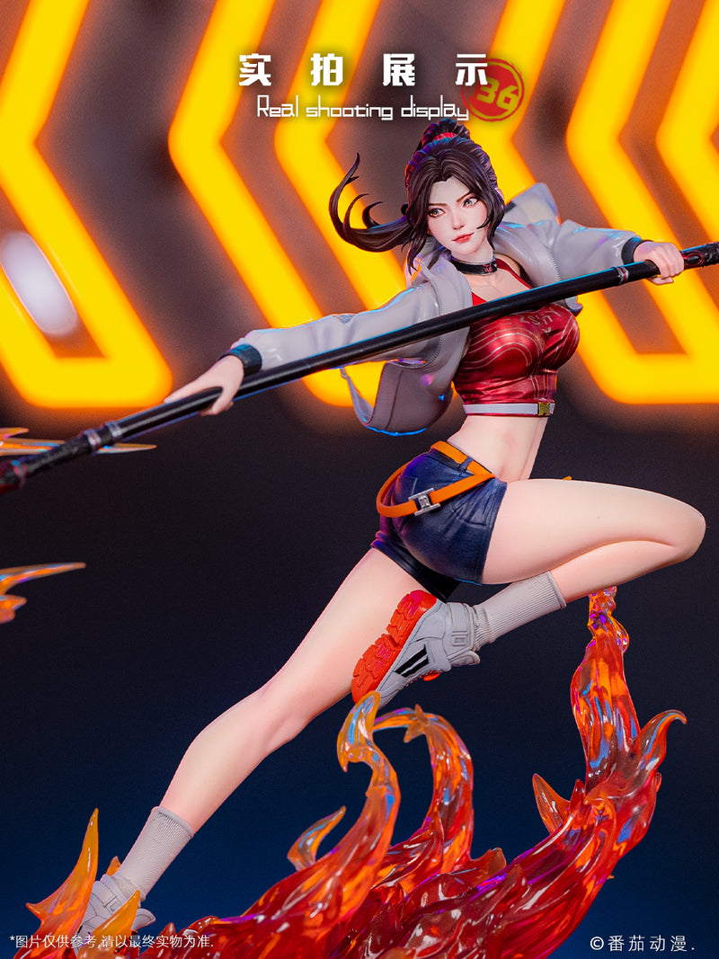 SLAY THE GODS PPDF HONG YING ROSE FIRE FEATHER CLOAK 1/6 SCALE FIGURE