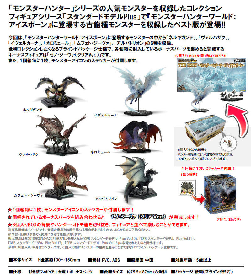 MONSTER HUNTER CAPCOM CFIGURE BUILDER Standard Model Plus THE BEST ～MONSTER HUNTER WORLD: ICEBORNE ～(1 Random)