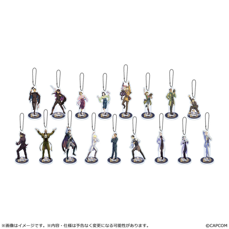 The Great Ace Attorney Capcom -10th Anniversary Banka no Utage- Acrylic Stand Key Chain Collection