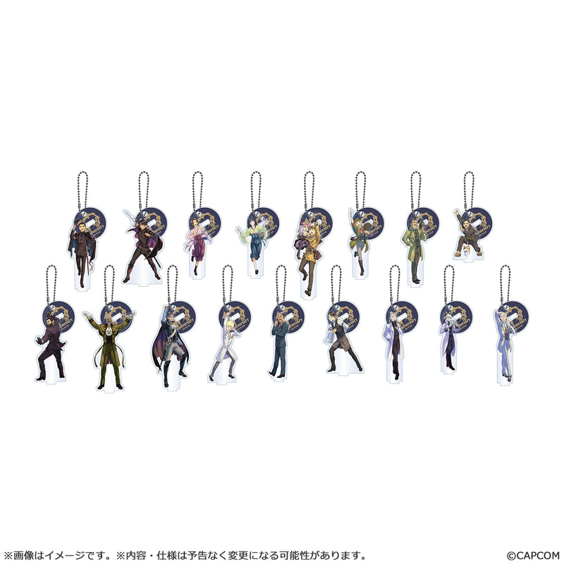 The Great Ace Attorney Capcom -10th Anniversary Banka no Utage- Acrylic Stand Key Chain Collection