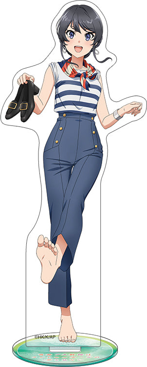 Rascal Doesn't Dream of a School Bag Girl Movic Acrylic Stand Sakurajima Mai Odekake Summer