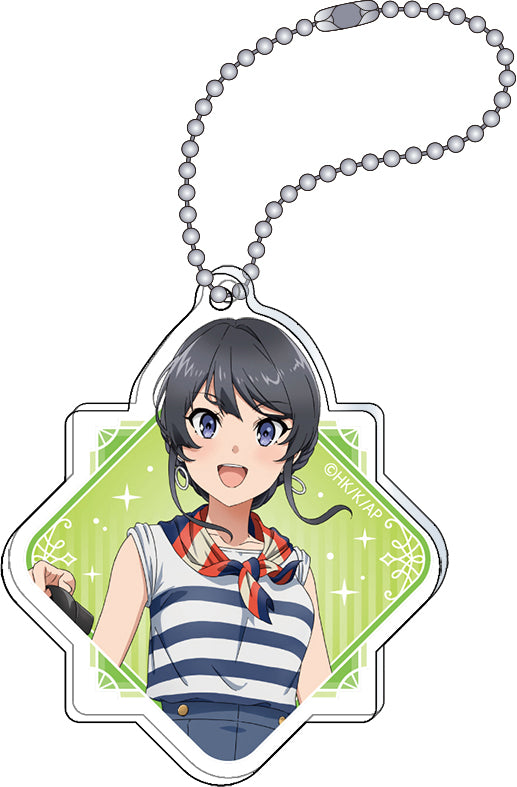 Rascal Doesn't Dream of a School Bag Girl Movic Mai-san ga Ippai Acrylic Key Chain Collection (1 Random)