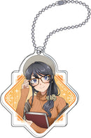 Rascal Doesn't Dream of a School Bag Girl Movic Mai-san ga Ippai Acrylic Key Chain Collection (1 Random)