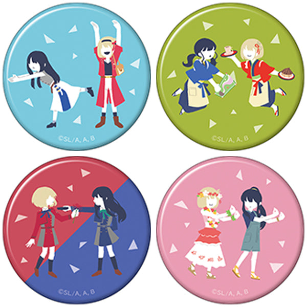 Lycoris Recoil Movic Can Badge Set Yuru Pallet