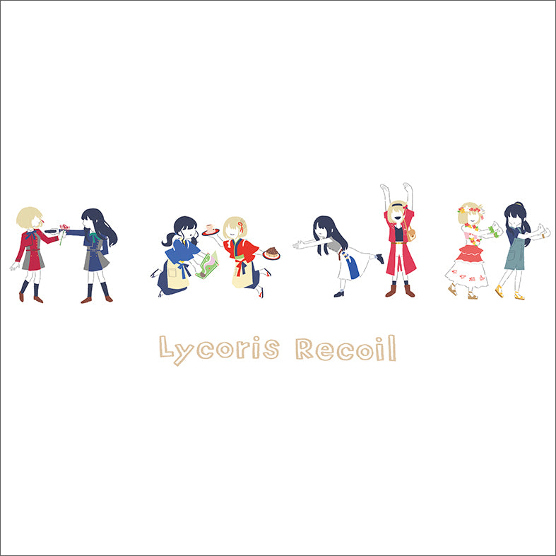 Lycoris Recoil Movic T-shirt Yuru Pallet