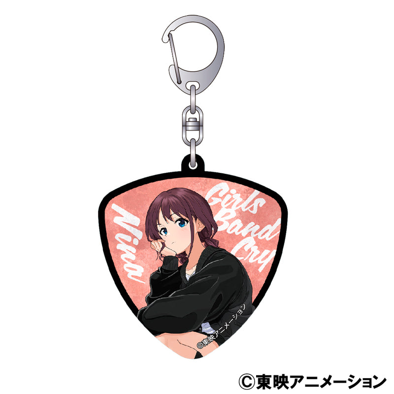 Girls Band Cry Movic Pick Type Acrylic Key Chain