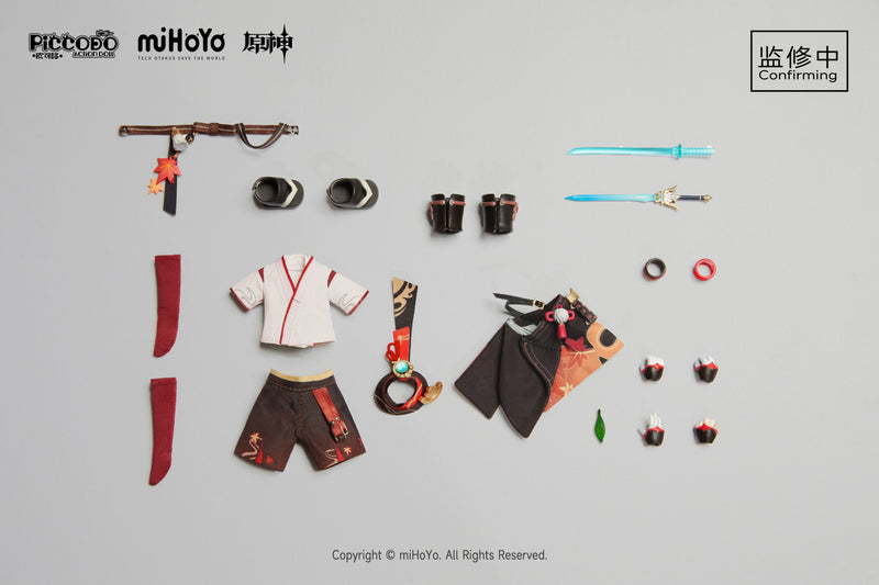 GENSHIN IMPACT GENESIS PICCODO ACTION DOLL X GENSHIN IMPACT KAEDEHARA KAZUHA DEFORMED DOLL