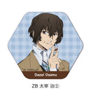 Bungo Stray Dogs Sync Innovation Vol.3 Hexagonal Can Badge (1-7 Selection)