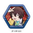 Bungo Stray Dogs Sync Innovation Vol.3 Hexagonal Can Badge (1-7 Selection)