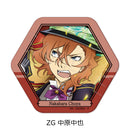 Bungo Stray Dogs Sync Innovation Vol.3 Hexagonal Can Badge (1-7 Selection)