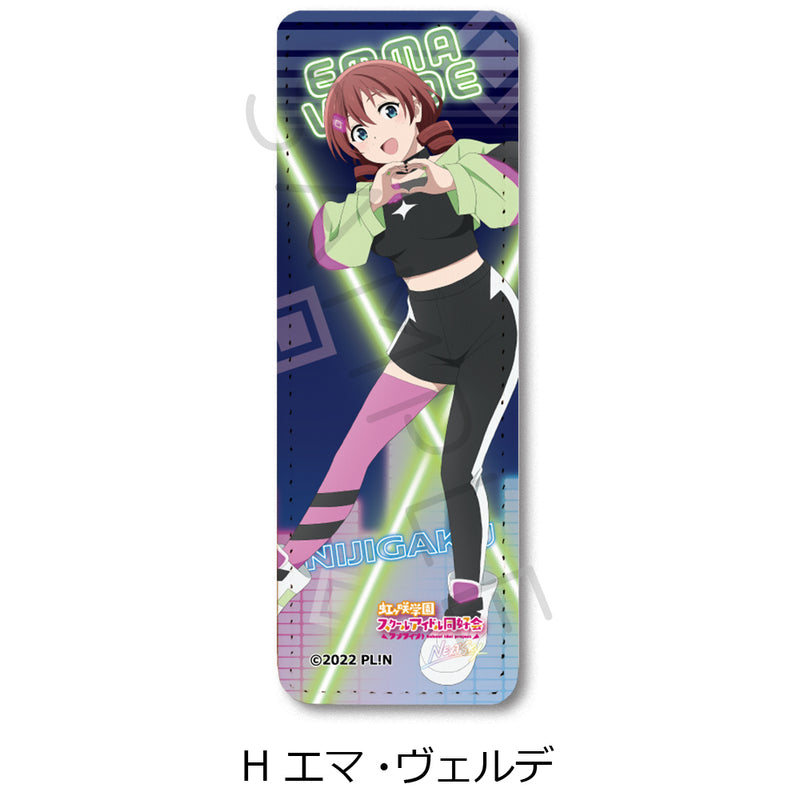 Love Live! Nijigasaki Academy School Idol Club NEXT SKY Sync Innovation Leather Badge (Long) (1-12 Selection)