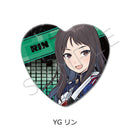 Girls Band Cry Sync Innovation Vol. 3 Heart Can Badge