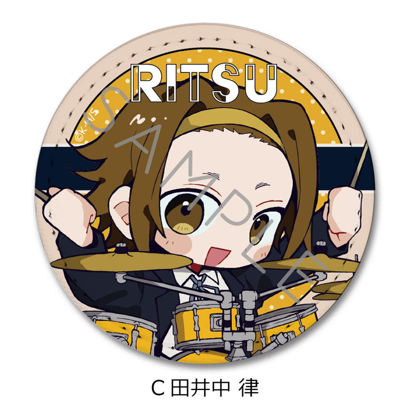 K-On! Sync Innovation Leather Badge (Round)