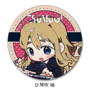 K-On! Sync Innovation Leather Badge (Round)