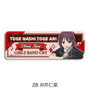 Girls Band Cry Sync Innovation Vol. 5 Leather Badge (Long)