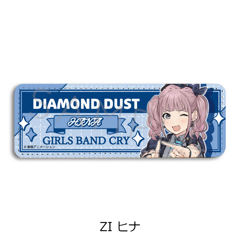 Girls Band Cry Sync Innovation Vol. 5 Leather Badge (Long)