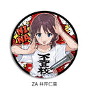 Girls Band Cry Sync Innovation Vol. 5 Leather Badge (Round)