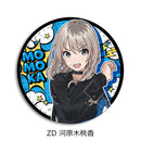 Girls Band Cry Sync Innovation Vol. 5 Leather Badge (Round)