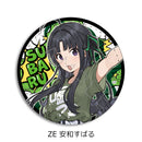 Girls Band Cry Sync Innovation Vol. 5 Leather Badge (Round)