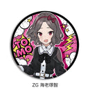 Girls Band Cry Sync Innovation Vol. 5 Leather Badge (Round)