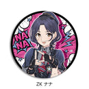 Girls Band Cry Sync Innovation Vol. 5 Leather Badge (Round)
