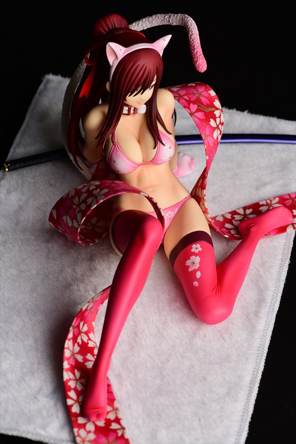 Fairy Tail ORCATOYS Erza Scarlet Sakura Cat Gravure Style