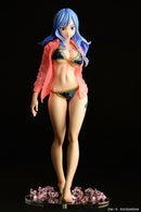 Fairy Tail ORCATOYS Juvia Lockser Gravure Style Black Bikini!! Wet See-through Shirt SP