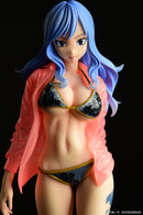 Fairy Tail ORCATOYS Juvia Lockser Gravure Style Black Bikini!! Wet See-through Shirt SP