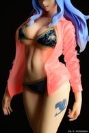 Fairy Tail ORCATOYS Juvia Lockser Gravure Style Black Bikini!! Wet See-through Shirt SP