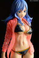 Fairy Tail ORCATOYS Juvia Lockser Gravure Style Black Bikini!! Wet See-through Shirt SP