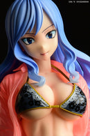 Fairy Tail ORCATOYS Juvia Lockser Gravure Style Black Bikini!! Wet See-through Shirt SP