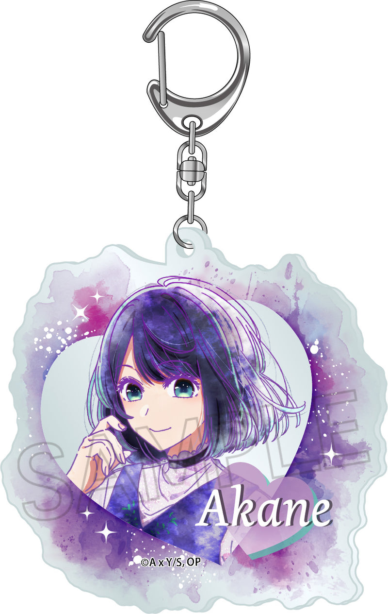 Oshi no Ko Twinkle Wet Color Series Acrylic Key Chain Kurokawa Akane