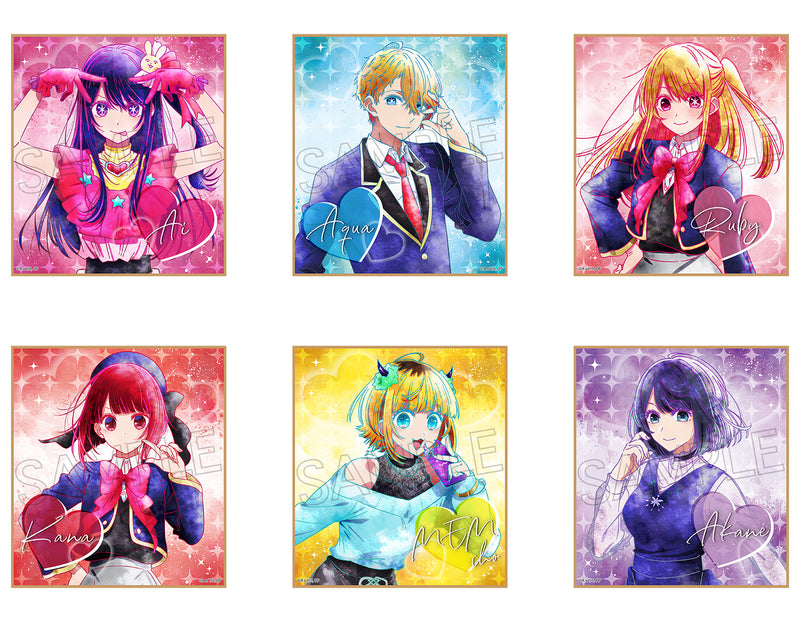 Oshi no Ko Twinkle Wet Color Series Trading Shikishi (1 Random)