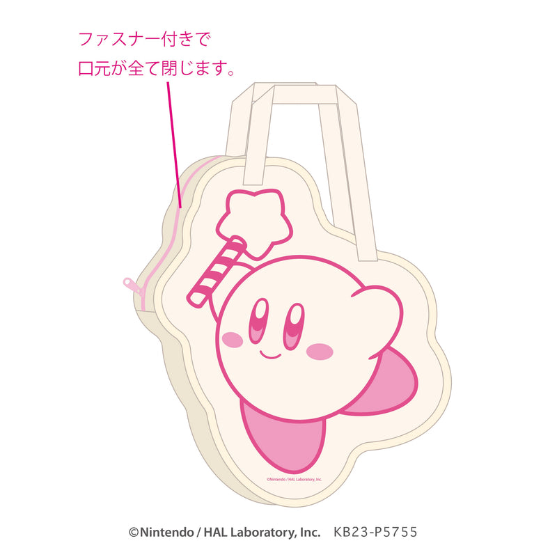 Kirby's Dream Land Twinkle Die-cut Tote Bag Kirby A, Star Rod