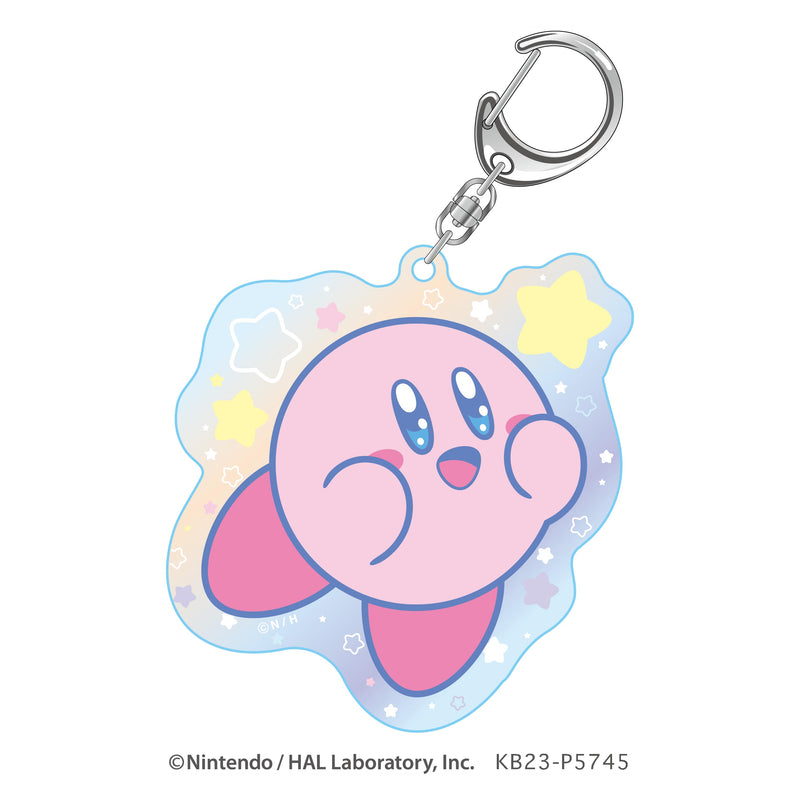 Kirby's Dream Land Twinkle Aurora Acrylic Key Chain D Kirby, Smile