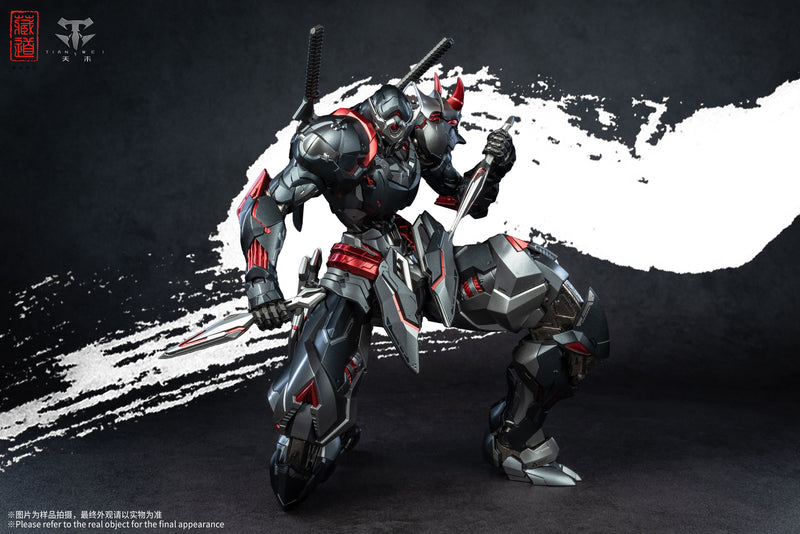 SHADOW REALM ZHAN MING ZEN OF COLLECTIBLE CD-07B BLACK PHANTOM ALLOY ACTION FIGURINE