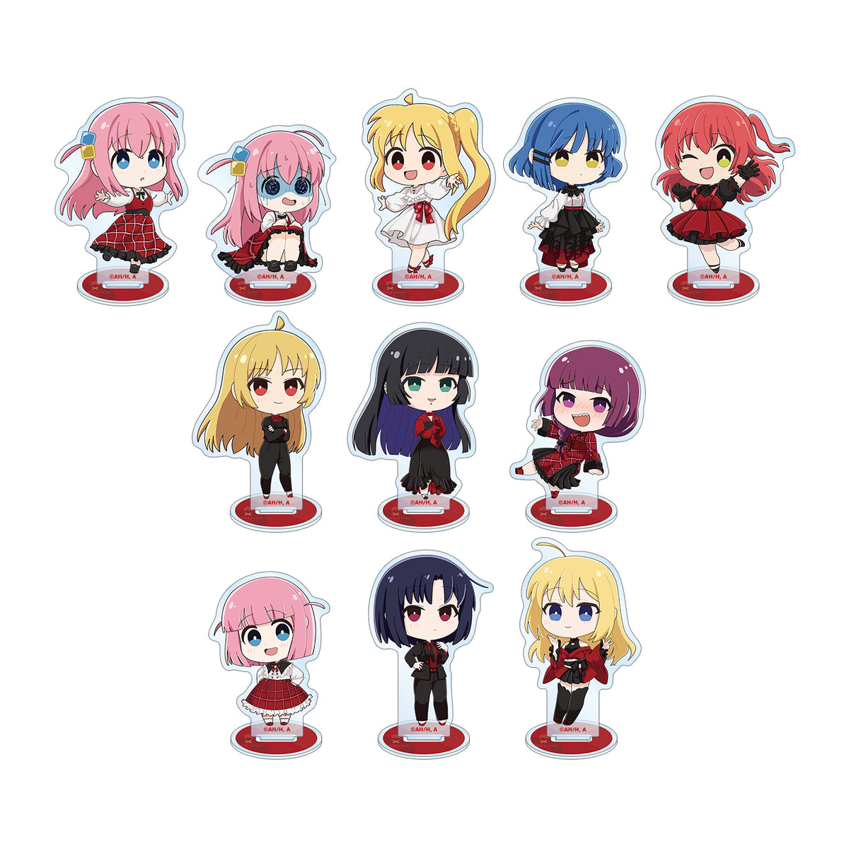 Bocchi the Rock! armabianca Trading Chibi Chara Red Dress Ver. Acrylic