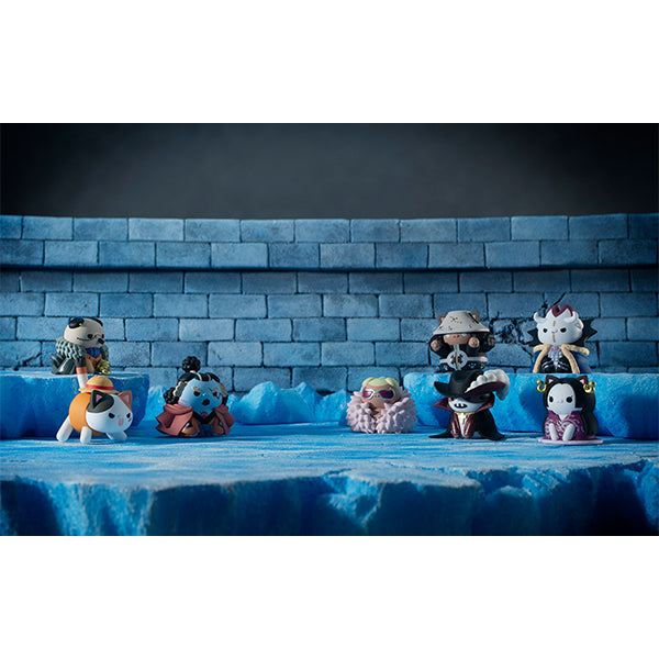 ONE PIECE MEGAHOUSE MEGA CAT PROJECT Nyan Piece Nya-n! Luffy and Seven Warlords of The Sea (Set 8)