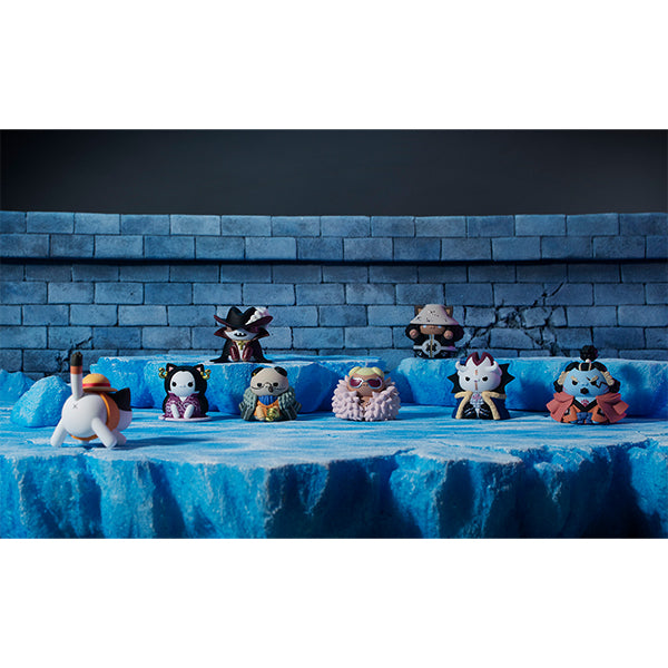 ONE PIECE MEGAHOUSE MEGA CAT PROJECT Nyan Piece Nya-n! Luffy and Seven Warlords of The Sea (Set 8)