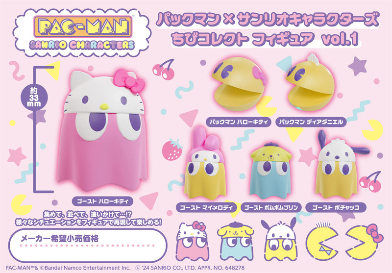 Pac-Man x Sanrio Characters MEGAHOUSE Chibi Collect Figure Vol.1（Repeat）