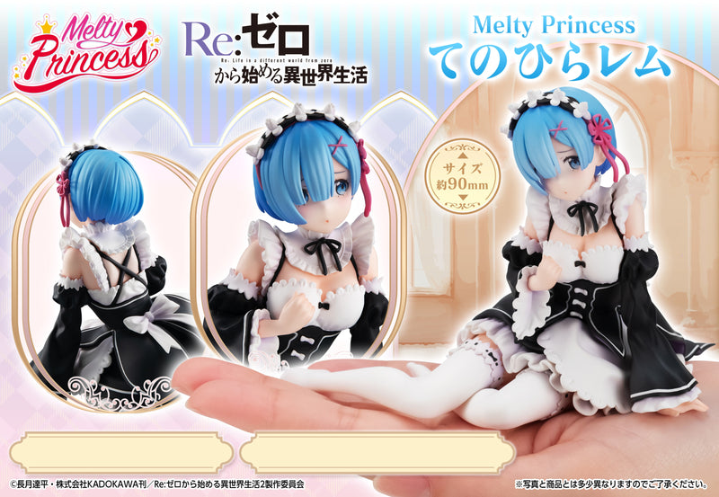 Re:ZERO -Starting Life in Another World- MEGAHOUSE Melty Princess Palm Size Remu