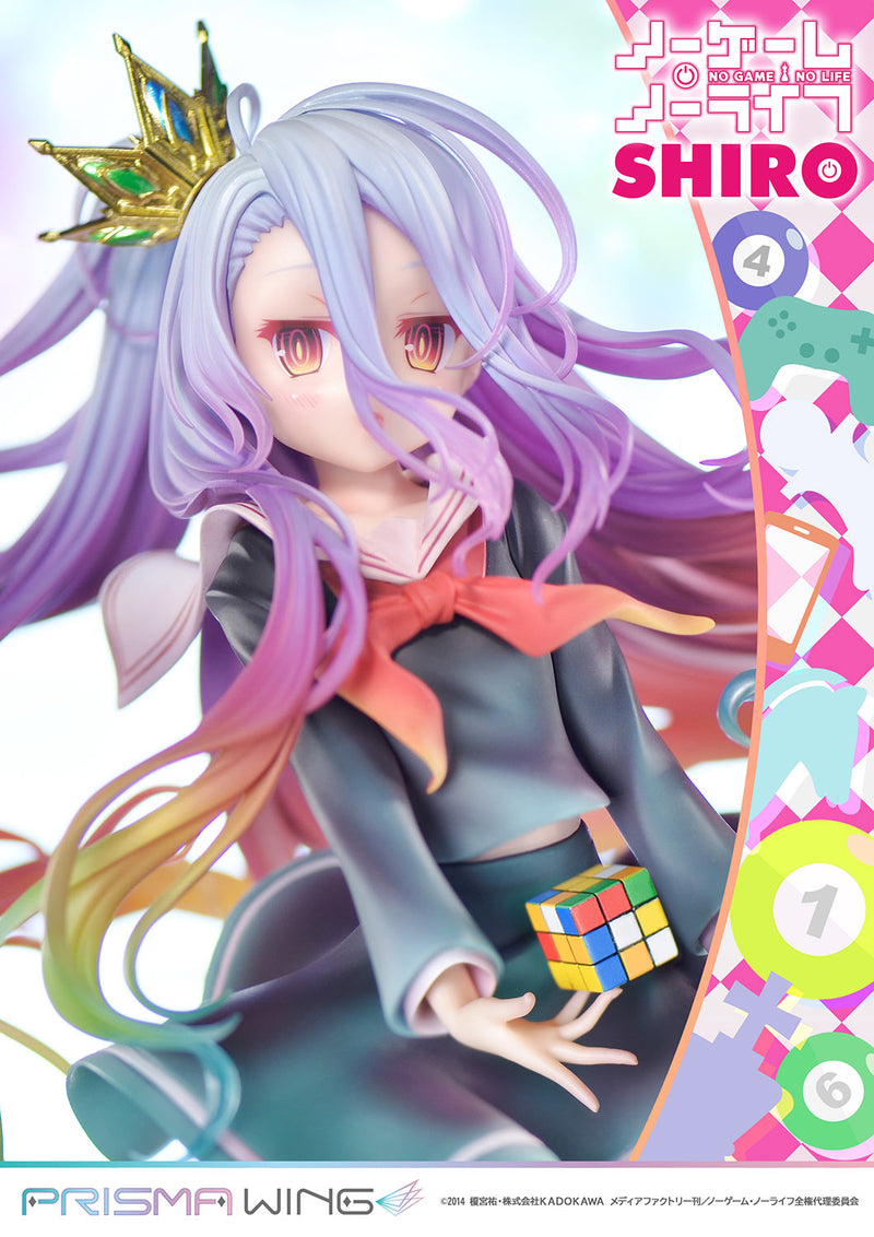 NO GAME NO LIFE Prime 1 Studio PRISMA WING Shiro 1/7 Scale Pre-Painted Figure